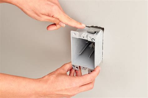 drywall electrical box cutout|installing a remodel electrical box.